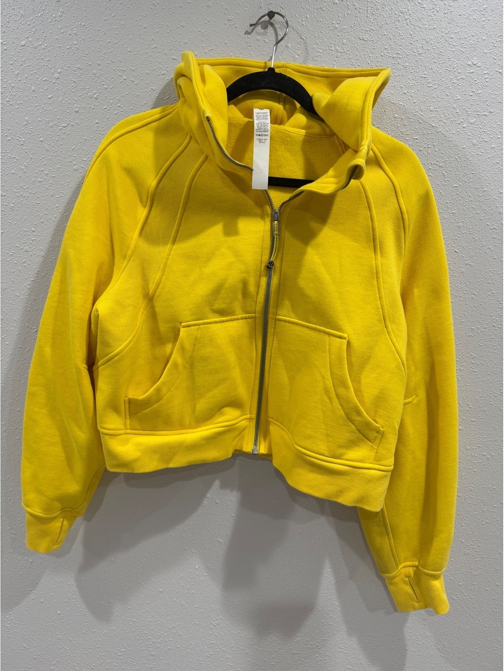 Lululemon Scuba Oversized Full-Zip Hoodie Utility Yellow M/L